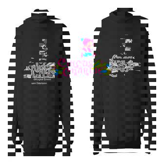 「サーカスチャーリー」ロゴ&キャラクター スウェットシャツ - Kawaiitshirt