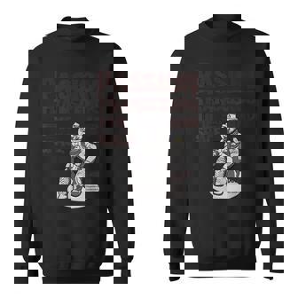 「情熱は時空を超える」 合掌土偶 祈る土偶 縄文 土偶 青森県八戸市 国宝 考古学 はにわ シュール スウェットシャツ - Kawaiitshirt