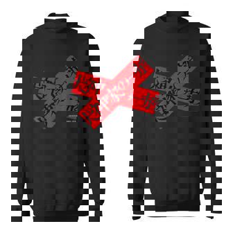 「犬神家の一族」ロゴテープクロス スウェットシャツ - Kawaiitshirt