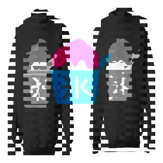 【かき氷】お祭り かきごおり 食べ物 夏服 可愛い 面白い おもしろ シンプル ウケ狙い メンズ キッズ レディース スウェットシャツ - Kawaiitshirt