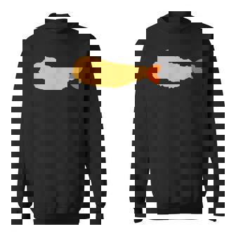 【エビフライ】えびふらい 海老 えび 蝦 エビ おもしろ 面白い シンプル イラスト おしゃれ 可愛い ネタ ウケ狙い スウェットシャツ - Kawaiitshirt