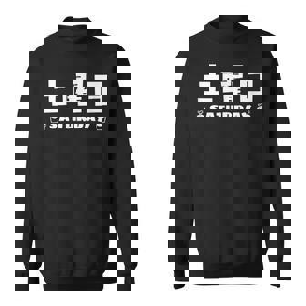 【土曜日】月 火 水 木 金 火 土 日 一週間 曜日 おもしろ かわいい スウェットシャツ - Kawaiitshirt