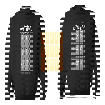 【焼き鳥】鶏肉部位 メニュー やきとり 定食 焼肉 和柄 おもしろ 面白い 文字 ネタ ウケ狙い 肉の日 食べ物 スウェットシャツ - Kawaiitshirt