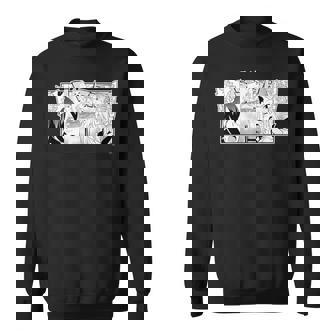 【白上フブキ】『ヤマト神想怪異譚』漫画コマtシャツ（本人セレクト 日本語）黒 スウェットシャツ - Kawaiitshirt