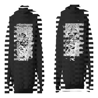 【百鬼あやめ】『ヤマト神想怪異譚』漫画コマtシャツ（本人セレクト 英語） スウェットシャツ - Kawaiitshirt