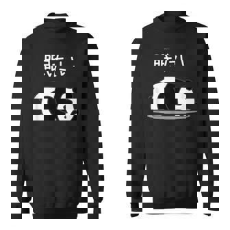 【眠たい】パンダ 熊 おもしろ 面白い 可愛い ユーモア ギャグ ネタ ウケ狙い 笑える 疲れた キャラクター 変な スウェットシャツ - Kawaiitshirt