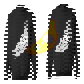 うさまるバナナまる ダークカラー スウェットシャツ - Kawaiitshirt