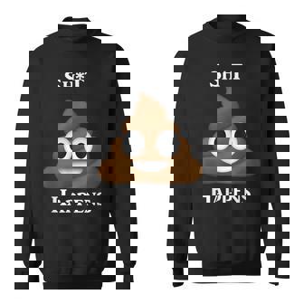 うんちパイル Happensmiling Happy スウェットシャツ - Kawaiitshirt