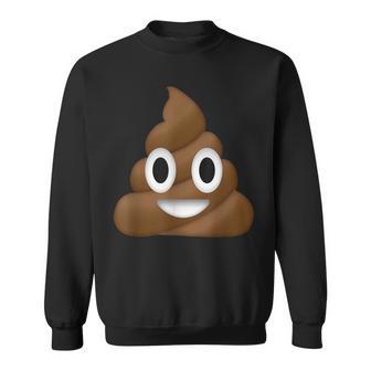うんちパイル 笑顔 ハッピー うんちパイル うんちの渦 かわいい おもしろい スウェットシャツ - Kawaiitshirt