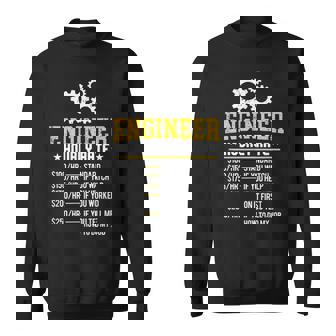 おかしいエンジニア時給工学設計労務レート スウェットシャツ - Kawaiitshirt