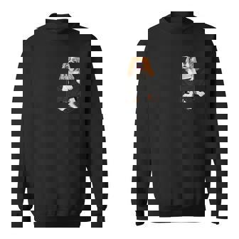 おかしなキャバリア王チャールズ・スパニエルがあなたのポケットに。 スウェットシャツ - Kawaiitshirt