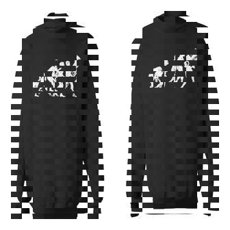 おかしなマーチングバンド ミュージシャン チューバ奏者 人類の進化 スウェットシャツ - Kawaiitshirt