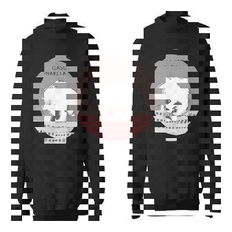 おなかすいた 犬 ワンコ 愛犬 ペキニーズ もふもふ うるうる かわいい 腹ペコ おねだり メンズ レディース キ スウェットシャツ - Kawaiitshirt