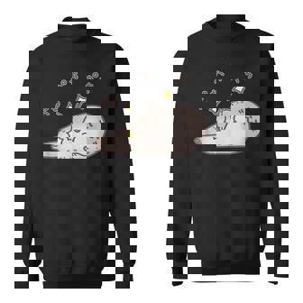 おなかをぺちぺちするアザラシちゃん おもしろ ネタ 水族館 かわいい スウェットシャツ - Kawaiitshirt