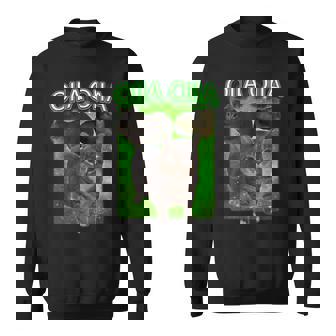 おもしろいいいあ オイア スピニングキャット ミーム おおいいあい 猫 スウェットシャツ - Kawaiitshirt