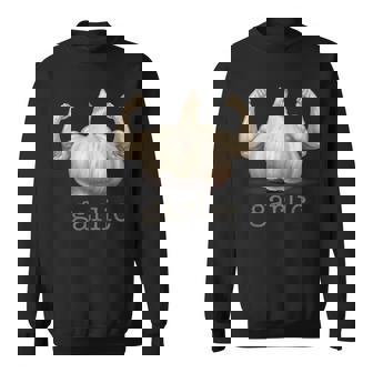 おもしろニンニクデザイン スウェットシャツ - Kawaiitshirt