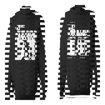 お散歩 お父さん おもしろい 犬 散歩 お父さん ギフト 父の日 スウェットシャツ - Kawaiitshirt