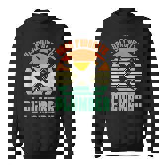 お気に入りの水道屋さん パイプフィッター パイプ 配管工事 配管工 スウェットシャツ - Kawaiitshirt