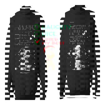 かわいい ダンディ ディンモント テリア 犬 クリスマス いたずら 素敵 試した スウェットシャツ - Kawaiitshirt