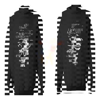 かわいい ホルスタイン 牛 の 赤ちゃん – Keep It Mooving スウェットシャツ - Kawaiitshirt