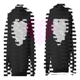 かわいい ライトブルー ピンク 水玉模様 ミニマリスト グラフィック スウェットシャツ - Kawaiitshirt