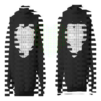 かわいい レトロ チェック柄 ギンガム柄 ミニマリスト スウェットシャツ - Kawaiitshirt