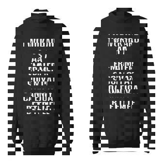 かわいいことわざ、面白い皮肉なニーエンバーマーと私の猫。 長袖tシャツ スウェットシャツ - Kawaiitshirt