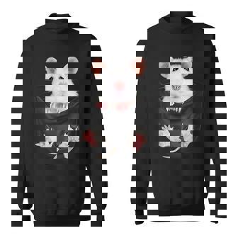 かわいいねずみポケットネズミ好き スウェットシャツ - Kawaiitshirt