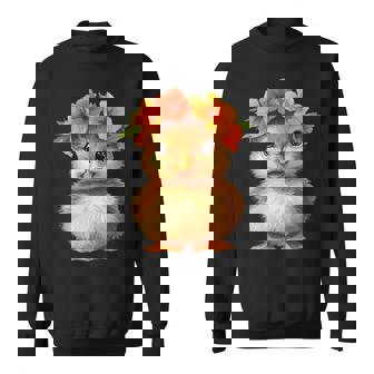 かわいいアヒルの子と花冠 スウェットシャツ - Kawaiitshirt