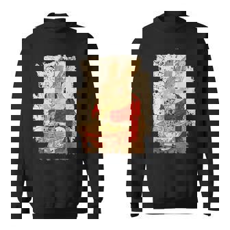 かわいいウサギが麺をすする スウェットシャツ - Kawaiitshirt