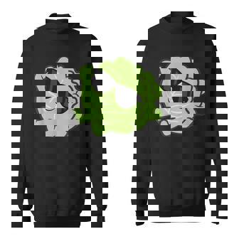 かわいいキャベツ 果実 リラックスできるレイジーキャベツ スウェットシャツ - Kawaiitshirt