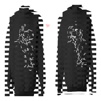 かわいいゴールデンレトリバー 愛のゴールデンレトリバー スウェットシャツ - Kawaiitshirt