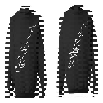 かわいいノートギターの形 スウェットシャツ - Kawaiitshirt