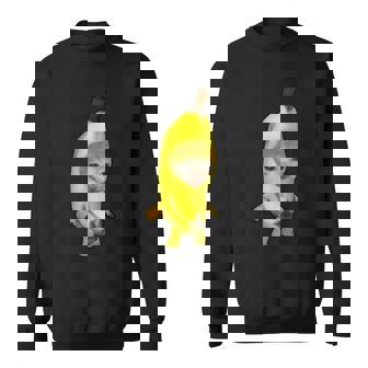 かわいいバナナ猫 ハッピーバナナキャットミーム キティ 猫好きミーム スウェットシャツ - Kawaiitshirt