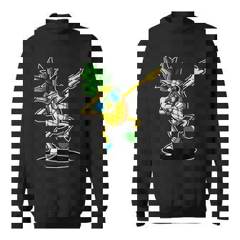 かわいいパイナップルダビングダンシングシャツ 面白いキッズプリント スウェットシャツ - Kawaiitshirt