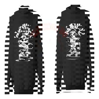 かわいいパンダのテコンドー 面白い韓国mma Tkd スウェットシャツ - Kawaiitshirt