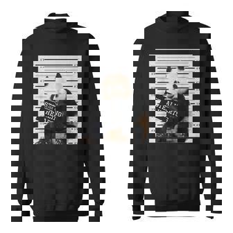 かわいいパンダの顔写真 犯罪者パンダ スウェットシャツ - Kawaiitshirt