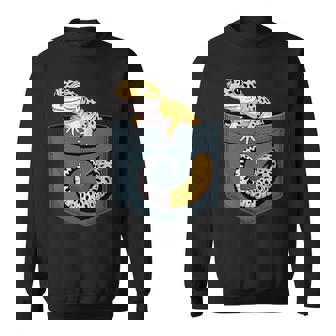 かわいいヒョウゲッコ トカゲ爬虫類 ヒョウ ヤモリのお父さん用 スウェットシャツ - Kawaiitshirt