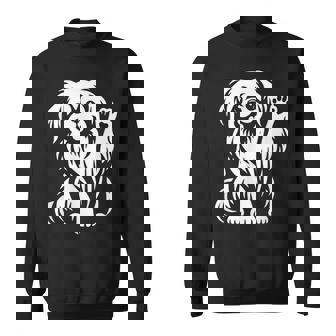 かわいいペキニーズ ハート足犬グラフィック デザイン スウェットシャツ - Kawaiitshirt