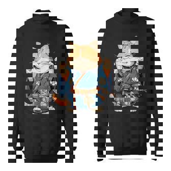 かわいいマワシ相撲帯猫ちゃんの力士 スウェットシャツ - Kawaiitshirt