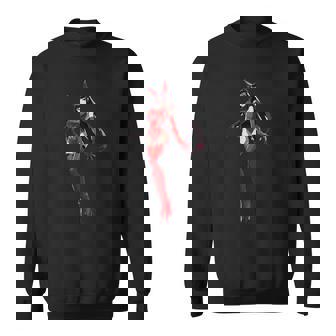 かわいい和風和風赤と黒 スウェットシャツ - Kawaiitshirt