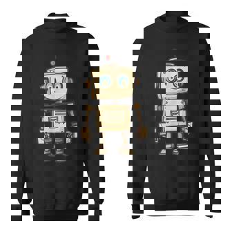 かわいい小さなロボット、ビンテージキッズロボット スウェットシャツ - Kawaiitshirt