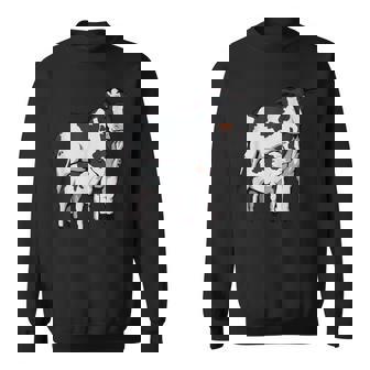 かわいい牛の絵 牛のアート 子牛 牛 母牛 スウェットシャツ - Kawaiitshirt