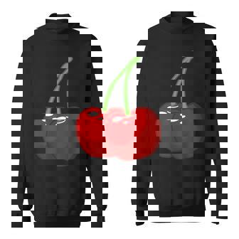 さくらんぼ2本 スウェットシャツ - Kawaiitshirt