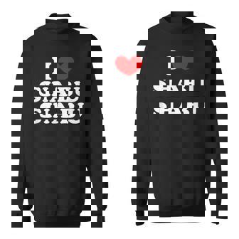 しゃぶしゃぶ大好き アイハート しゃぶしゃぶ スウェットシャツ - Kawaiitshirt