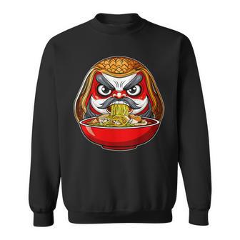 だるま人形 日本 ラーメン 和麺 スウェットシャツ - Kawaiitshirt