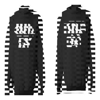 ちょっとゲイシャツ 面白い言葉 皮肉なゲイプライド Lgbtq ゲイ スウェットシャツ - Kawaiitshirt