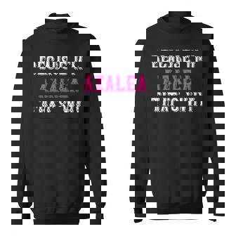 つつじ私がツツジだからこそ-ピンクのツツジの名前 スウェットシャツ - Kawaiitshirt