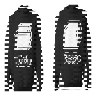 とうふ Tofu（豆腐）【Gohan ごはんタイム】ゆるくて かわいい 面白い イラスト スウェットシャツ - Kawaiitshirt