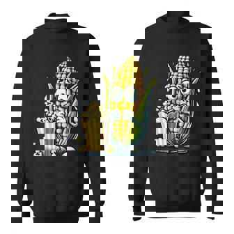 とうもろこしとポップコーンのキャラクター スウェットシャツ - Kawaiitshirt